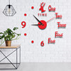 Luminous European DIY Creative Clock Simple Wall Clock Donching Free Point Living Room Home Bedroom Wall Sticker S quiet Watch