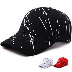 Peaked cap for women, graffiti printed hat for men, Korean style fashion baseball cap, spring and summer outdoor sunshade, shooting star wholesale