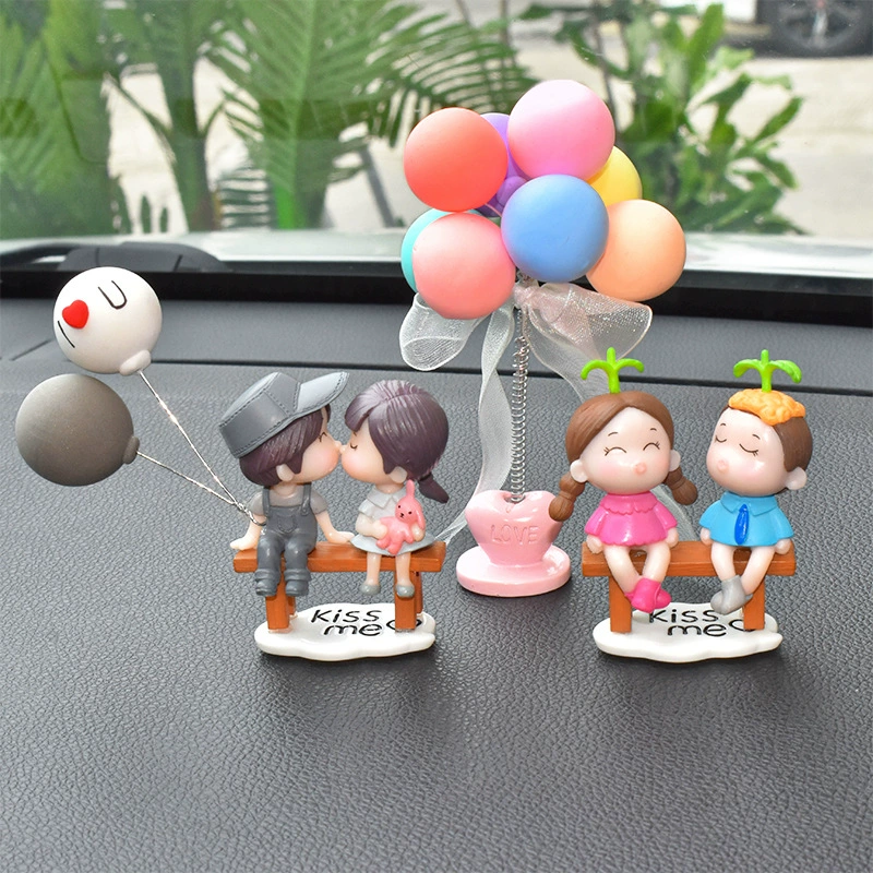Автомобильный прибор Power Swing внутри автомобиля пара"кבאbebe Cartoon Swing Couple Creative Office Table Factory