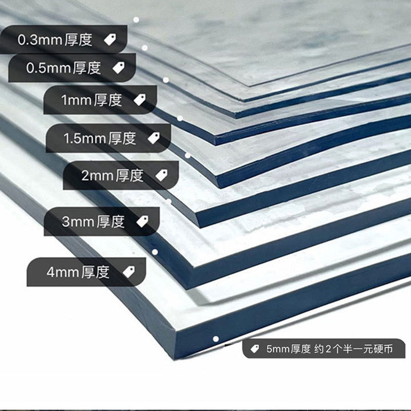 공장 직접 높은 투자율 크리스탈 보드 도매 PVC 투명 유연한 보드 PVC 투명 테이블 매트 식탁보 PVC 부드러운 유리