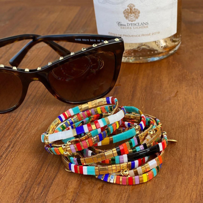 Go2boho Handmade Colorful Glass Beads Bracelets Bohemia Jewe