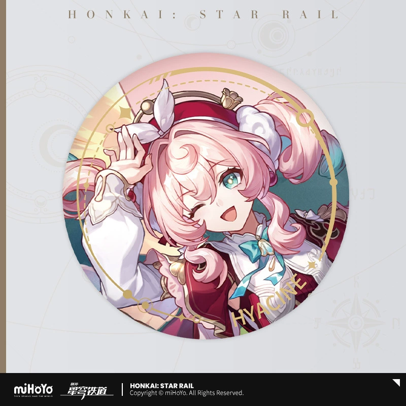 Коллекционный значок (Honkai: Star Rail) — персонаж, цветной картон на подложке, одиночный