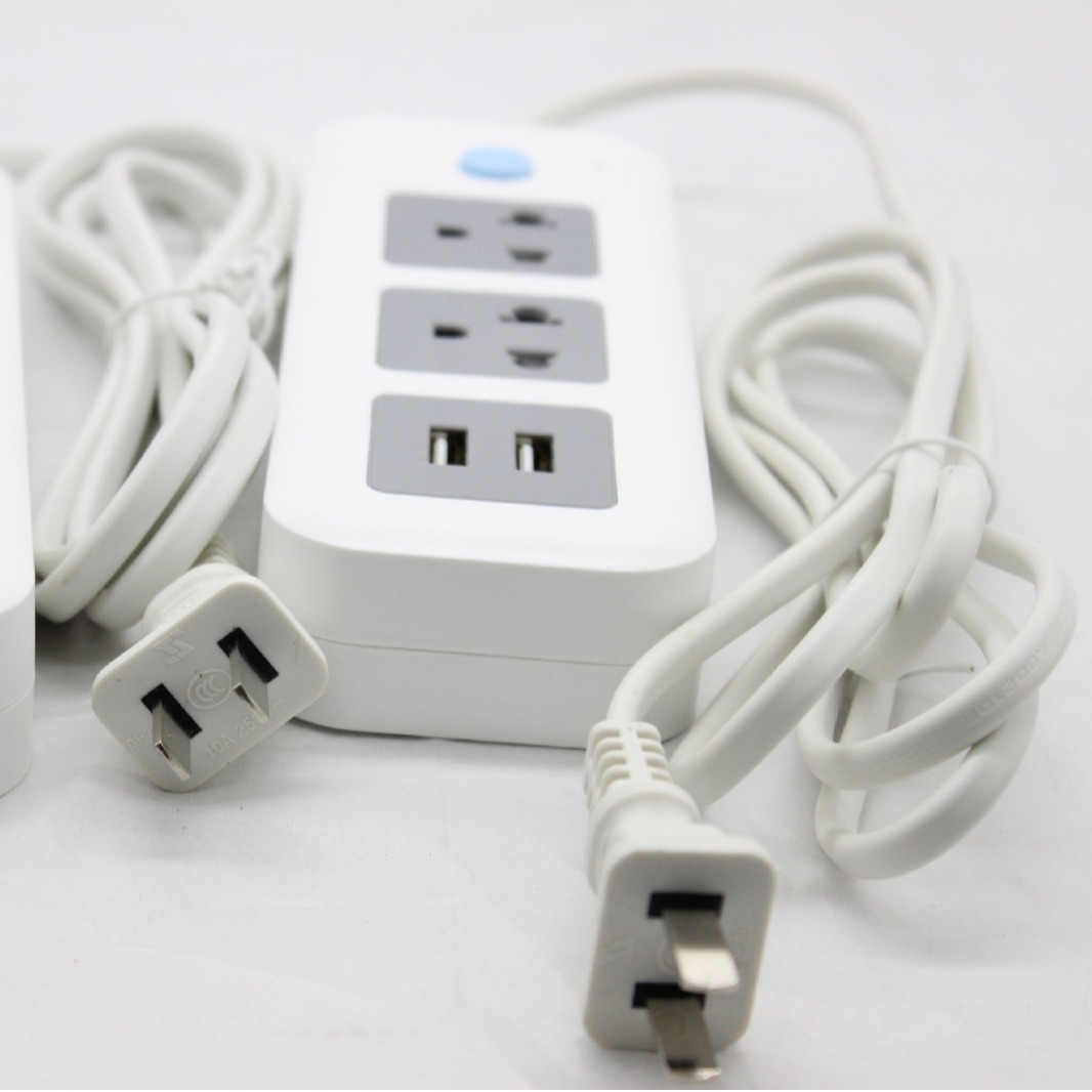 厂家销售2位2usb快充排插插孔美规插板拖线板带线