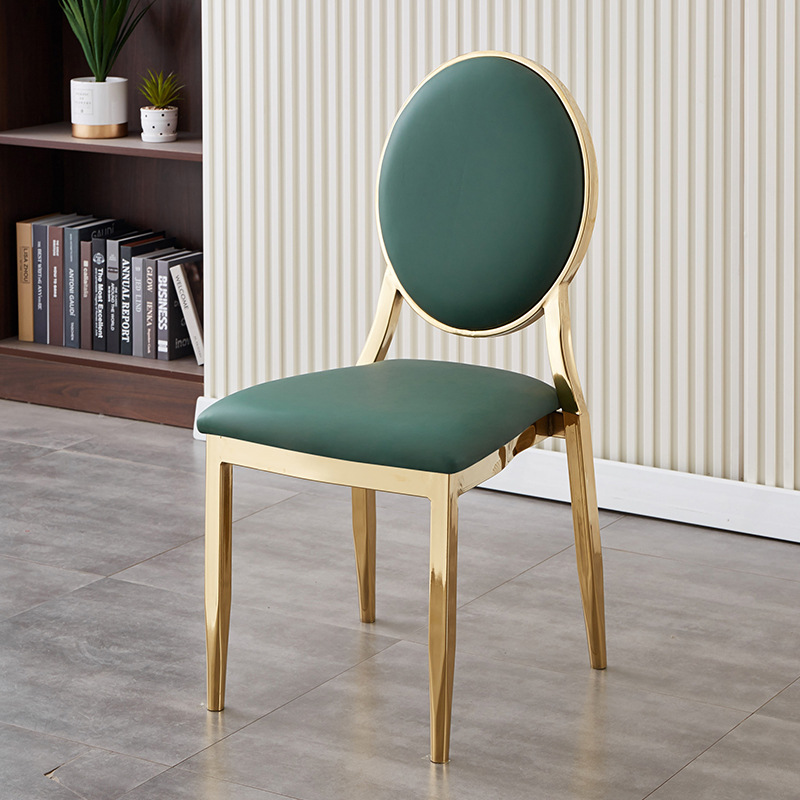 Mesa y silla de comedor multifuncional moderna simple boda gran reunión banquete silla de respaldo mesa y silla de comedor de hotel familiar