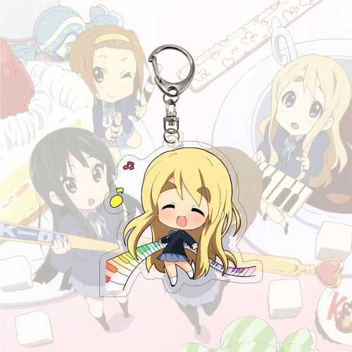 Light-tone girl acrylic keychain Hirasawa Yuikoto Tsumugi Nakano Azusa pendant bag pendant K-ON gift