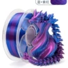 PLA silk two-color [blue + purple red 003] 250g