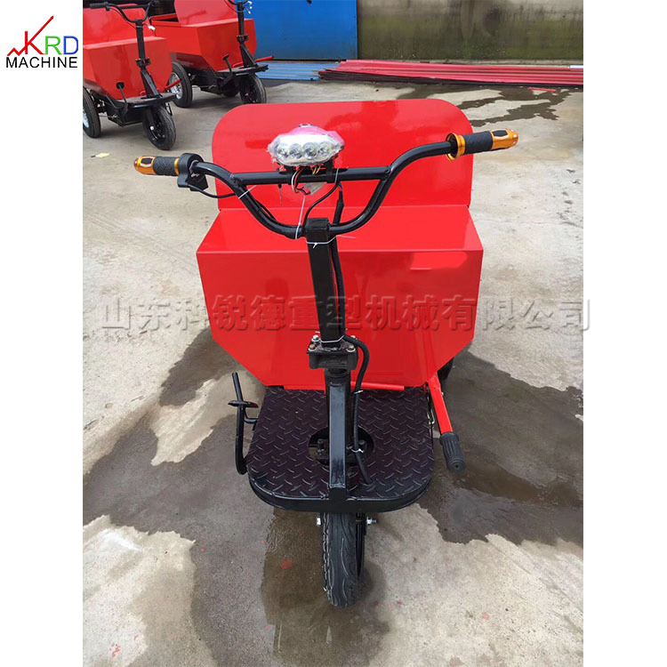 电动三轮灰斗车 建筑工地运输沙子工具车 养殖场动物粪便运输车