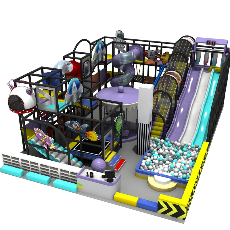 Interior de nuevo estilo travieso castillo trampolín parque de atracciones para niños equipo de entretenimiento gran complejo travieso castillo parque para padres e hijos
