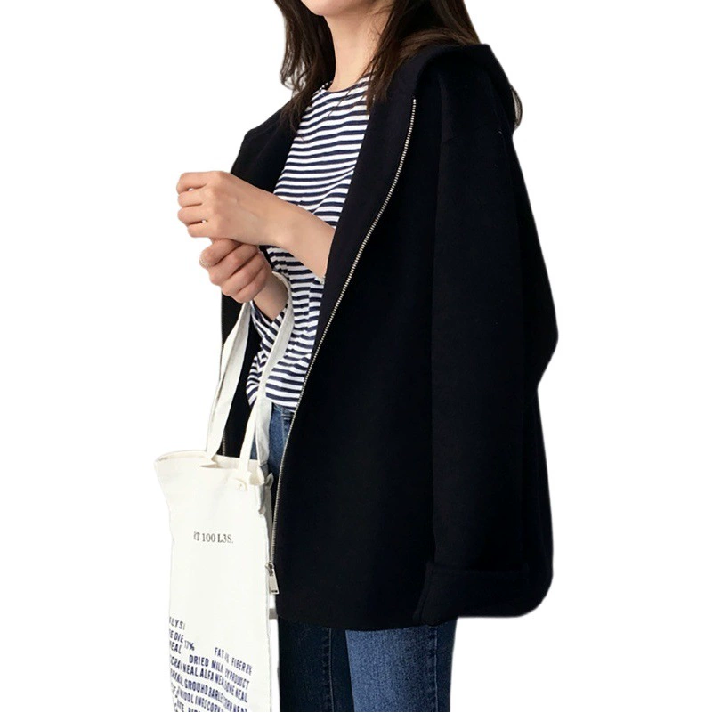 В наличии, доставка в день заказа, новое осенне-зимнее женское шерстяное пальто в корейском стиле с капюшоном, короткое, свободного кроя, однотонное, повседневное, для миниатюрных женщин.