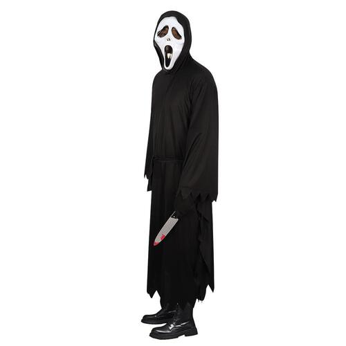 Scream cos costume horror thriller cosplay Halloween cloak movie same costume Death