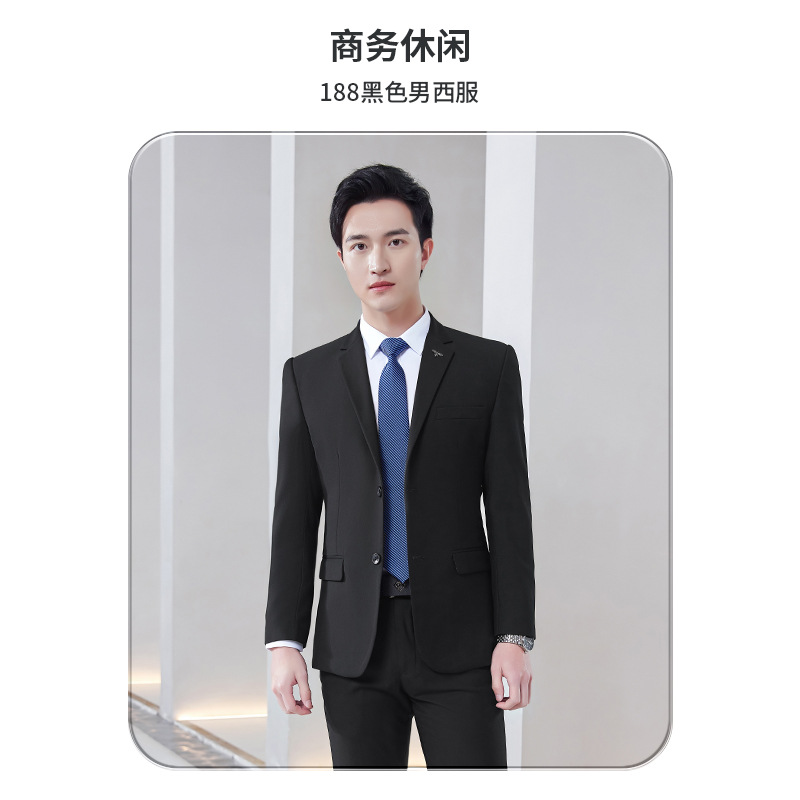 188 black men's suit