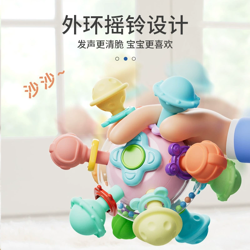 Grabber, children's teether, toy, 0-6 month, 4 month