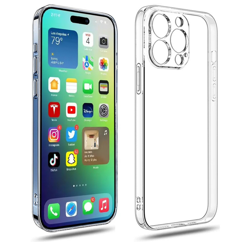 Clear Phone Case For iPhone 14 12 11 13 Pro Max Case Silicon