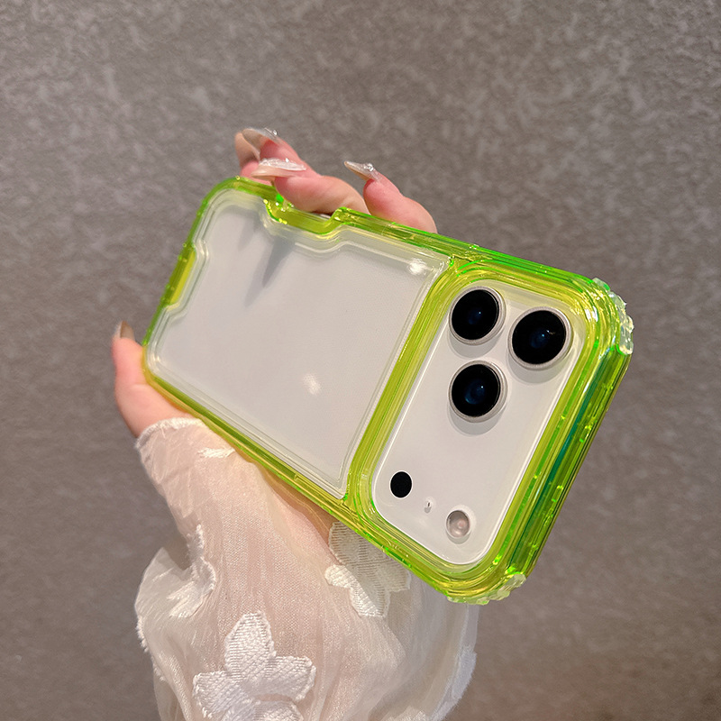 Aplicable IP17 funda para teléfonos móviles Promax 3 - en - 1 colorido cuatro ángulos anti-caída bolsa de aire espalda México venta caliente