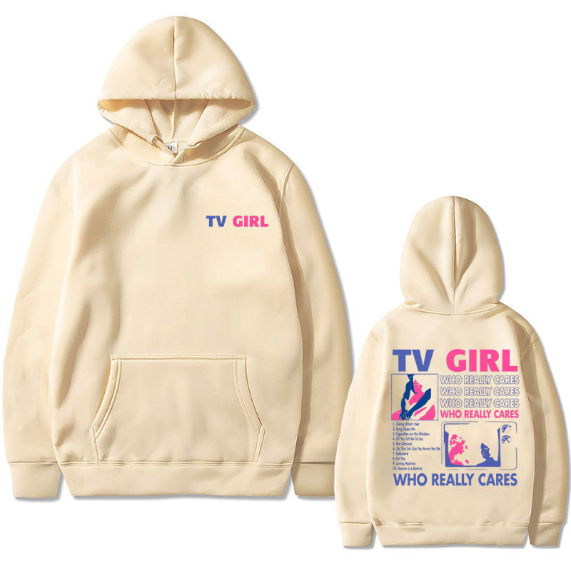 New TV Girl Hoodie Who Really Cares Album Print Men Woman Ho