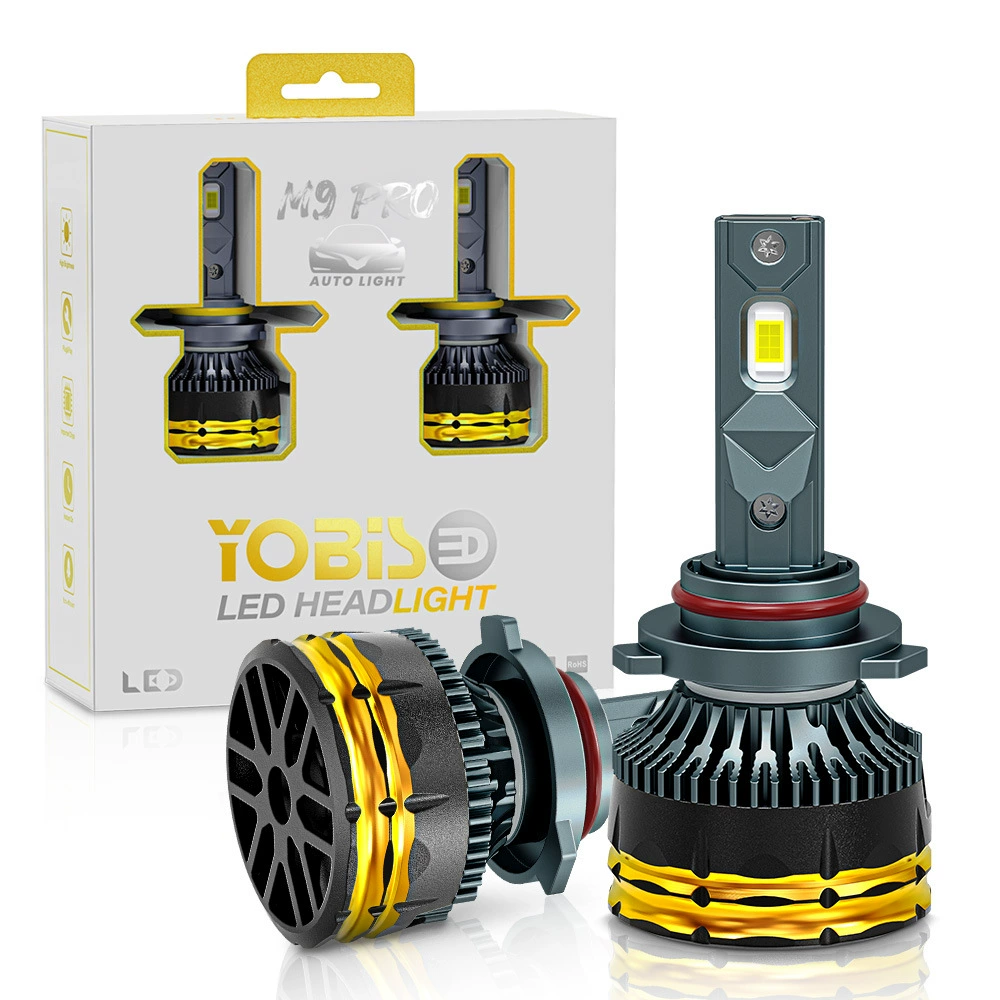 Yobis трансграничный новый M9 pro мощный светодиодный свет 140W автомобильный светодиодный свет дальнего ближнего света H7 9005 модификация