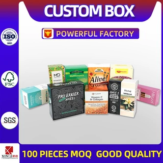 Custom  Box Factory Custom White Cardboard Box Production