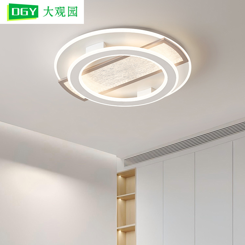 Gran vista jardín dormitorio lámpara de techo creativa nórdica 2026 nuevo diseño simple lámpara de techo Zhongshan 598L