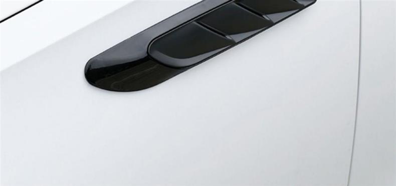 Mercedes-Benz C-Class C200L C260L modified with C63S-style side vent trim, rear emblem, lettering, side fender decals, and car logo