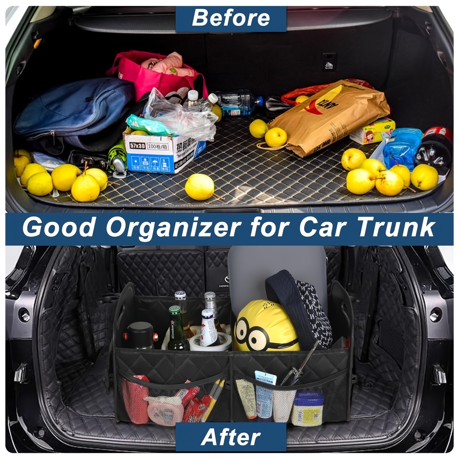 Spot Amazon Trunk Car Storage Box Car Storage Box Storage Box Car Supplies Luggage Trunk