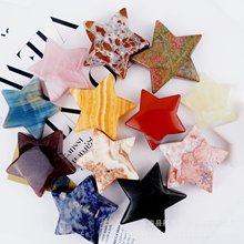 跨境热销天然水晶各类晶体原石切割打磨星星雕刻摆件工艺品可批发