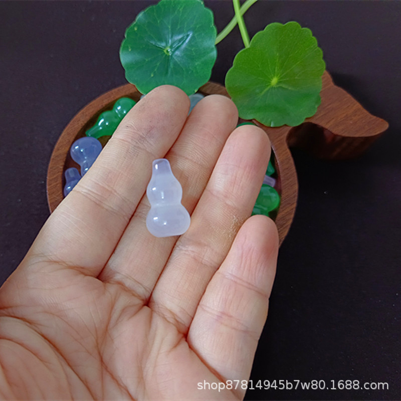 화이트 조롱박 네이키드 펜던트 (23*12mm)