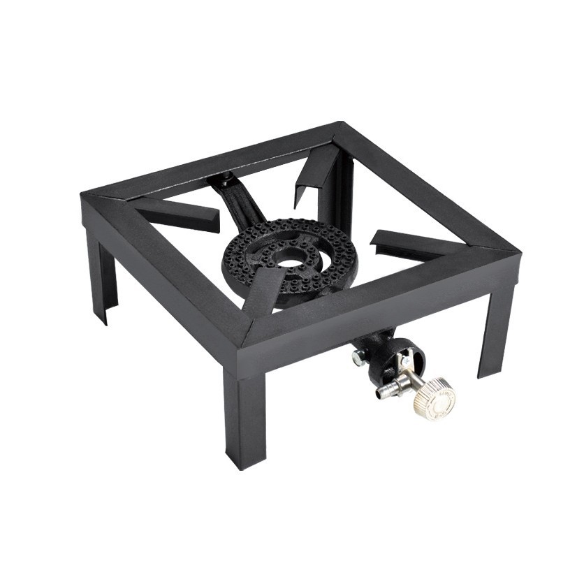 Gran estufa de hierro fundido de potencia de fuego camping al aire libre ángulo portátil estufa de gas de acero en ángulo doméstico ahorro de energía estufa de picnic