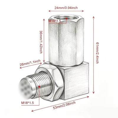 Threaded Rod Connection Hexagonal, Katalizator
