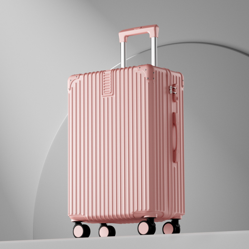 Lh607 rose gold [single box classic + with compartment + five-hole reinforced silent wheels]