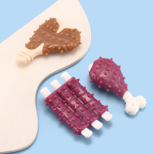 狗狗啃咬玩具仿真鸡腿羊排牛排耐咬洁齿宠物磨牙玩具训练解闷神器