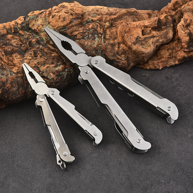 厂家批发多功能钳 户外五金工具不锈钢刀钳 多用途折叠钳凤尾钳子