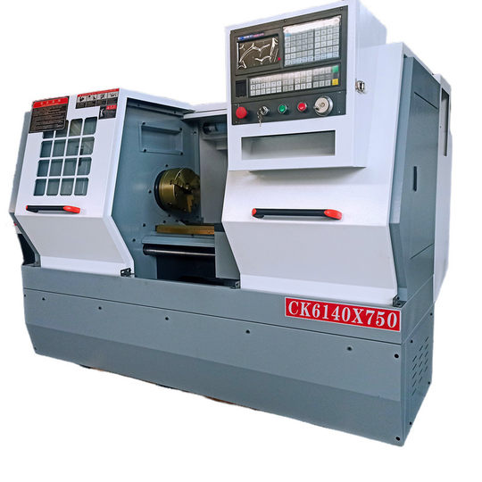 in stock CK6140X750 CNC Lathe High Hardness Casting Wide Number System Automatic Horizontal Lathe