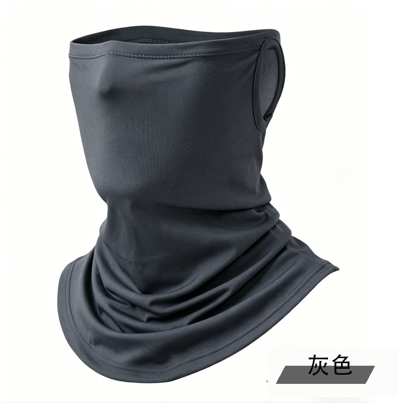 Máscara de ciclismo solar para hombres al aire libre respirado collar de cuello de verano collar de cuello para hombres colgar orejas toallas de camuflaje colgar orejas