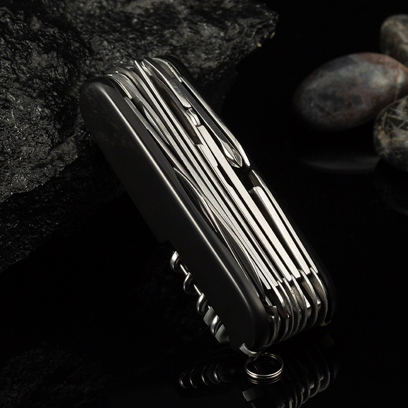 ✅多功能刀具户外野营折叠组合工具刀野外求生防身随身车载水果小