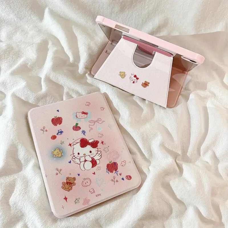 Hello Kitty Cartoon Pattern Tablet Protective Case Ipadpro/8/910Th/2024Pro11Air4/5/6/7 Hello Kitty Cartoon Pattern Tablet Protective Case Ipadpro/8/910Th/2024Pro11Air4/5/6/7
