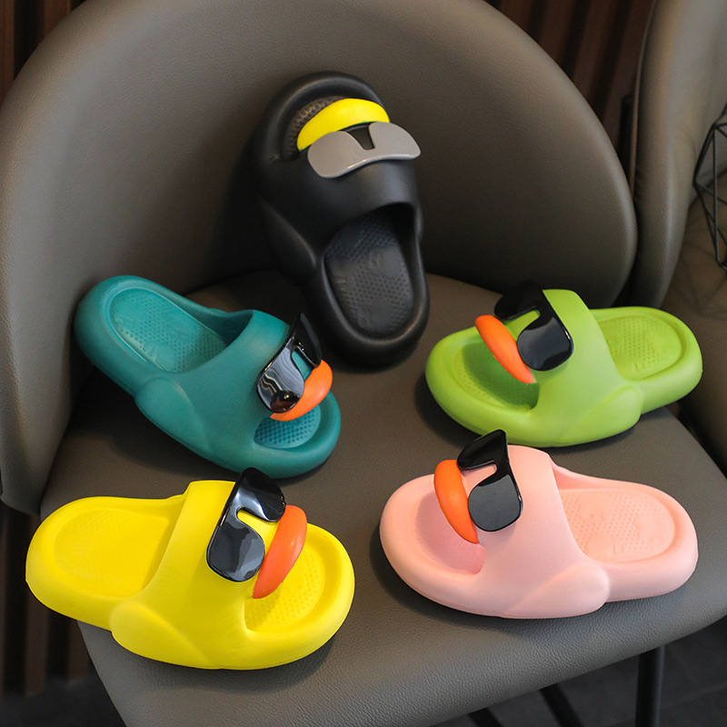 Zapatillas para niños Zapatillas de verano para bebés Sandalias y zapatillas para niños en el hogar de dibujos animados lindos Zapatillas para niños Duck