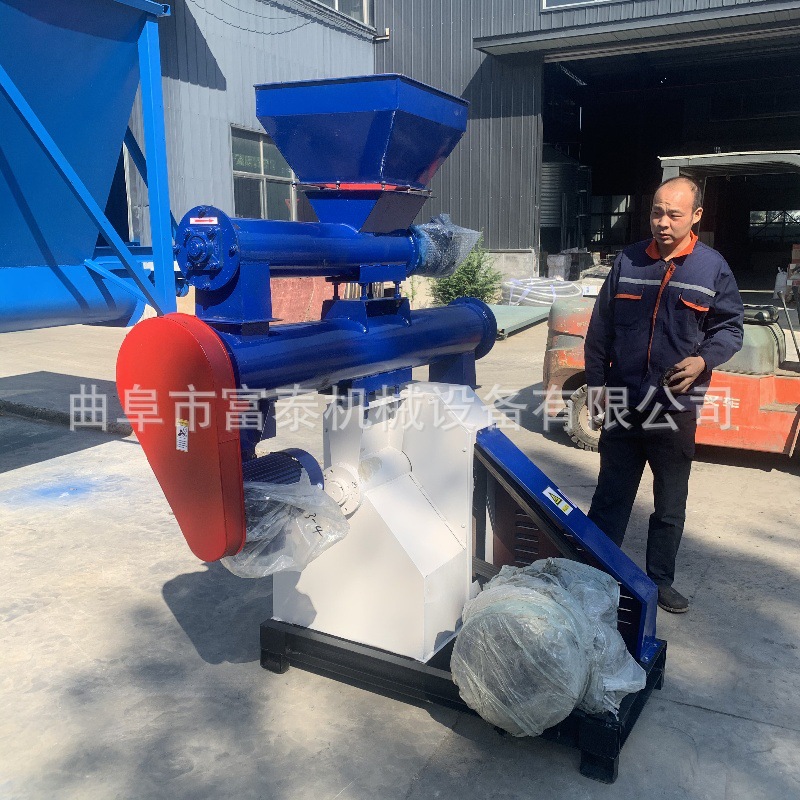 家禽养殖饲料成套设备 电加热饲料风干机 多用途鸡鸭鹅饲料颗粒机