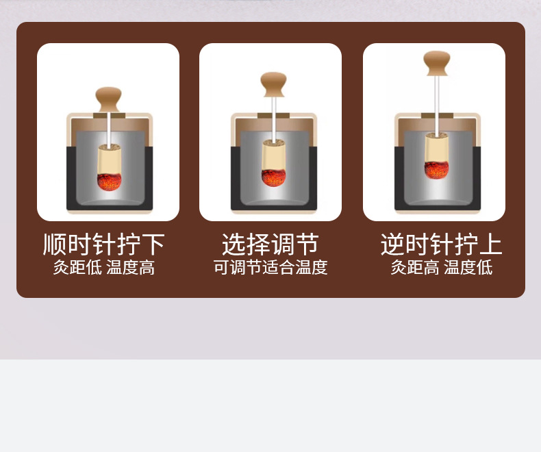 Baihui Moxibustion Box Head Top Moxa Burner Wooden Portable Single Hole Home Moxibustion Device quality and texture