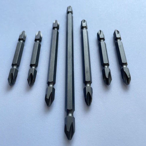 Industrial-Strength High-Torque Dual-Head Phillips Bit Set: Impact-Resistant, Strong-Magnetic Electric Screwdriver & Drill Bit Kit