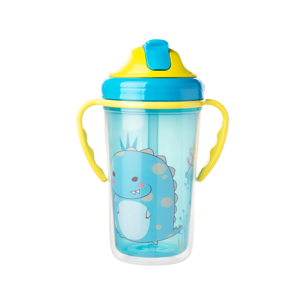 Fabricante de origen Taza de agua para niños Taza de pico de pato Taza de paja Taza de plástico Taza de agua 360 Serie completa de tazas para bebés