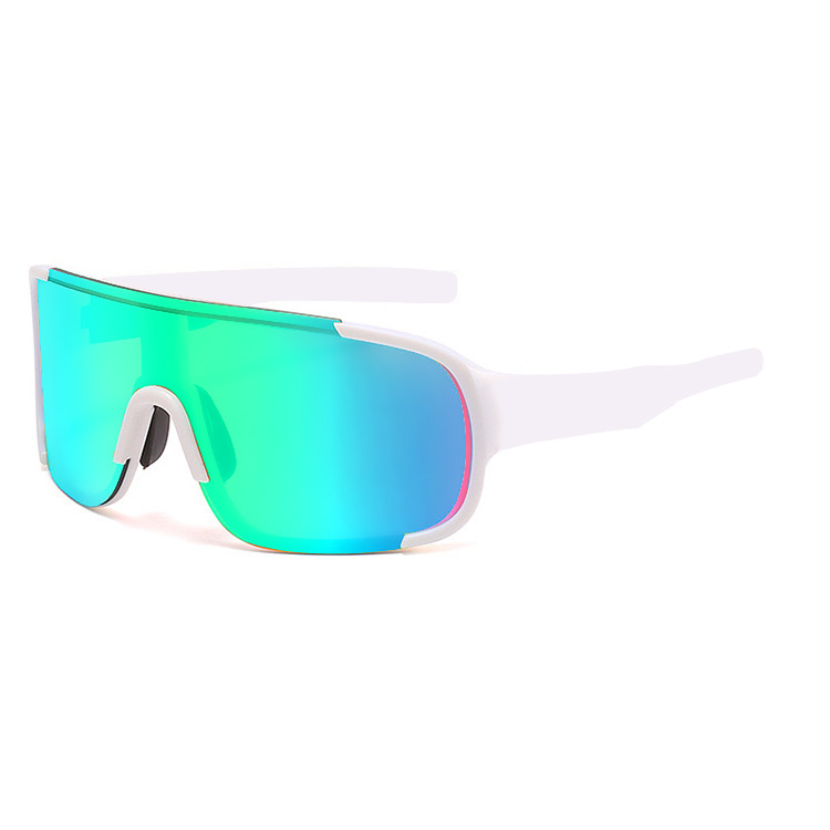 White frame green film