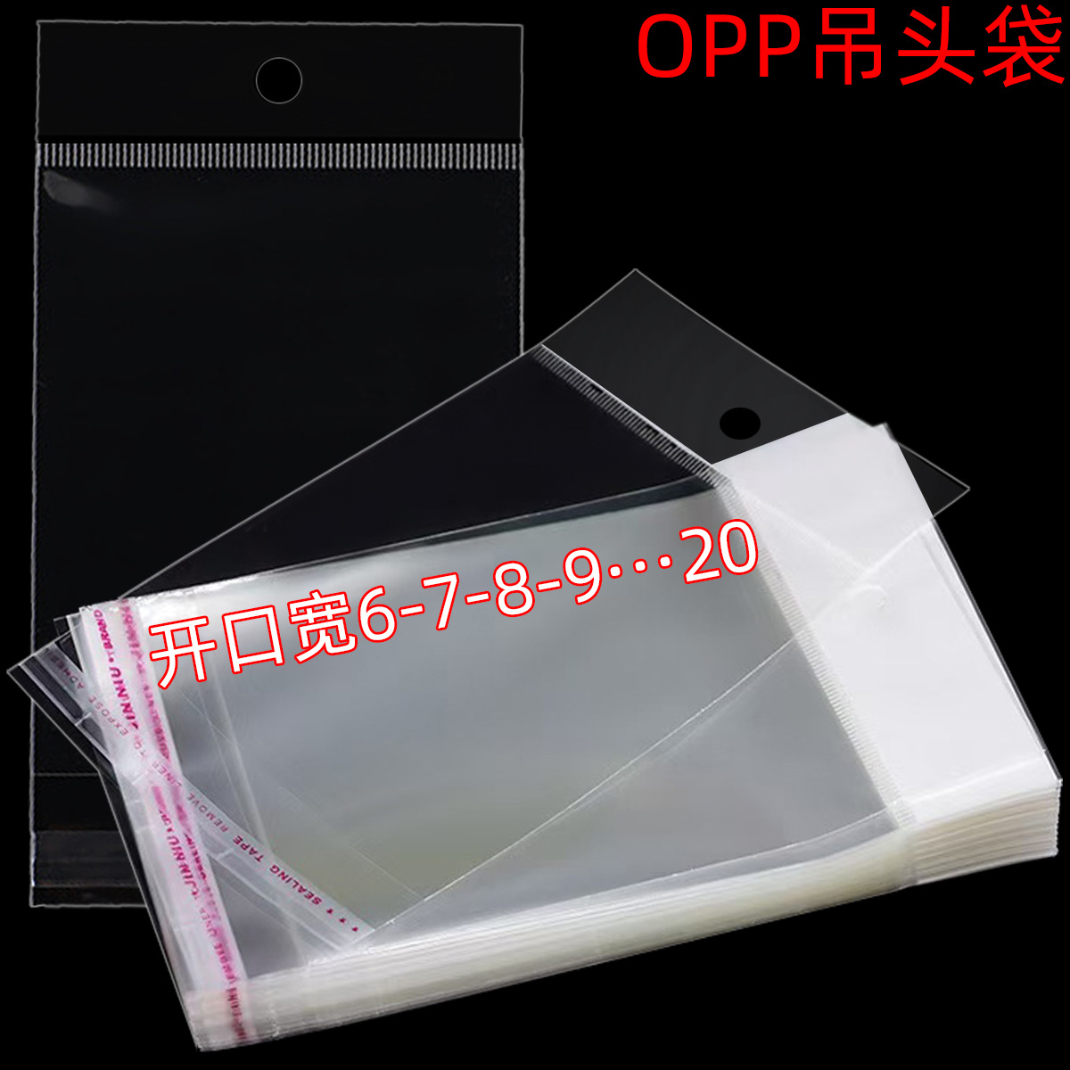 In stock transparent opp card head bag hair accessories shoes and…