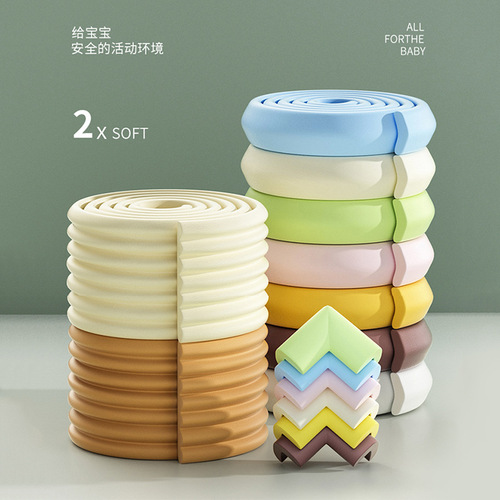 Infant widened and thickened anti-collision strip, baby table edge and corner anti-collision protective strip, children's kindergarten safety protection