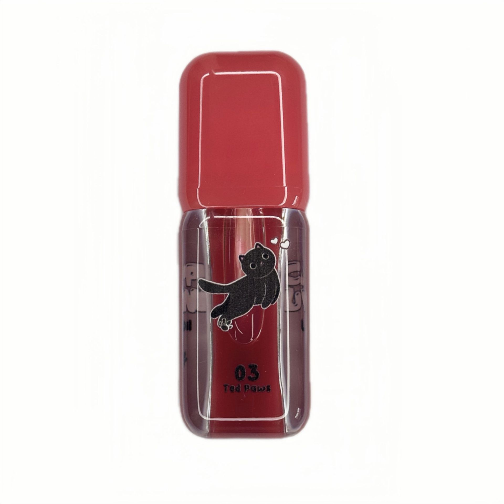 Cappuvini Smart Kitty Temperature Change Lip Oil Desvanecer Marcas Labiales Claras Lip Twinkle Maquillaje de la fiesta estudiantil