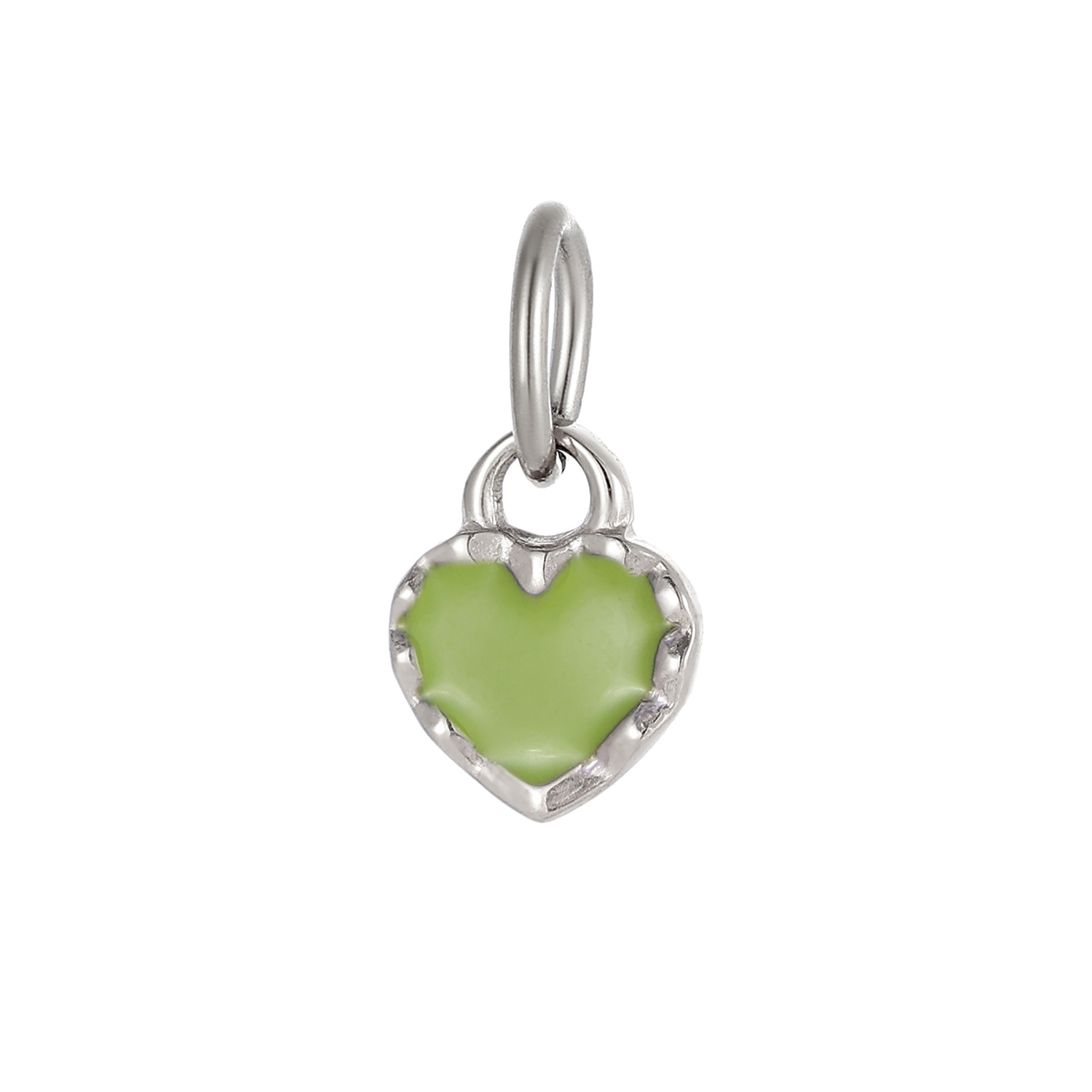 2g Weight Pendant Jewelry Making Type 8*10mm Jewelry Making Size DIY Jewelry Accessories Classification 1 Piece Quantity Titanium Steel Material Heart Shape Pattern Plating Design Simple Style Style 1 Piece 8*10mm Titanium Steel Heart Shape Pendant 12