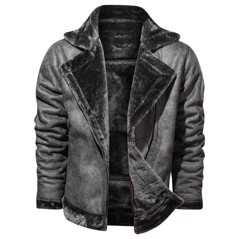 Men's Cotton Jacket Regular Fit With Pockets In Brown_voghion.com