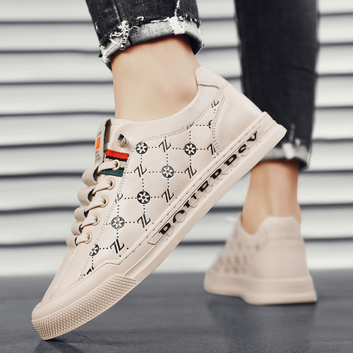 European men's shoes, spring and summer suits, sneakers, trendy shoes, versatile, light luxury, genuine leather casual slip-on shoes, lazy shoes