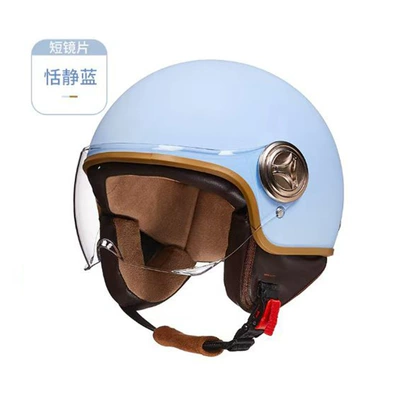 certification motorcycle helmet wholesale, Motosiklet kaskı (dəbilqə) - tranquil-blue-adult-style