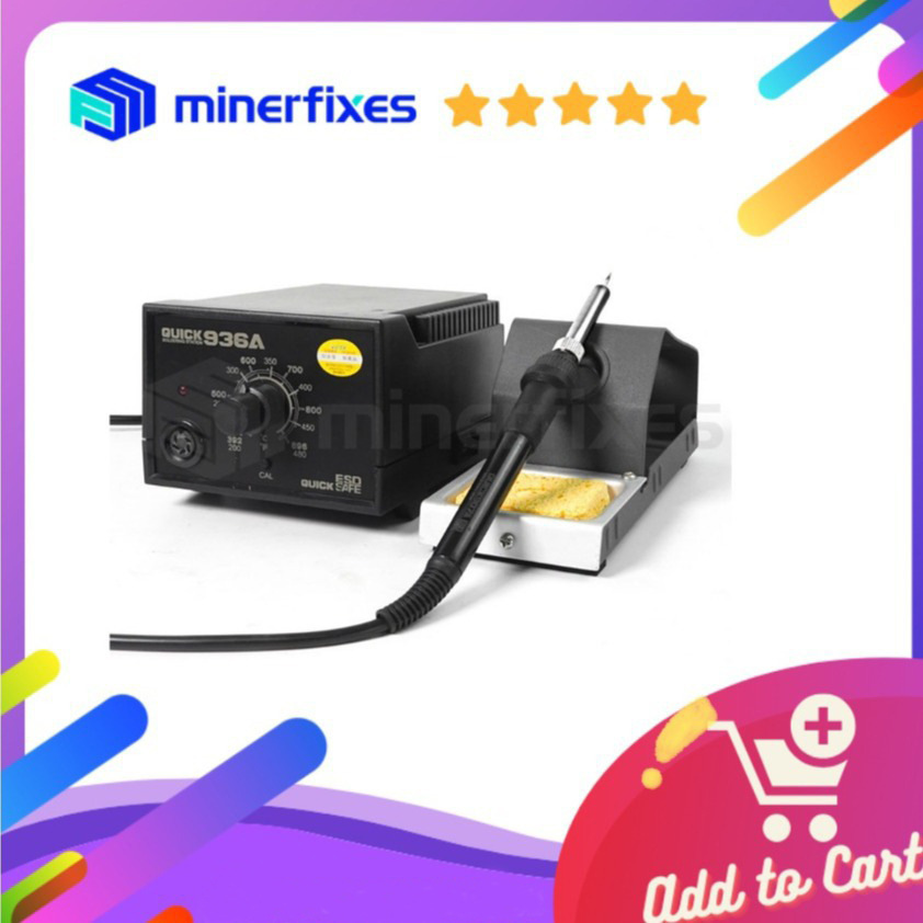 QUICK Iron快克936A电烙铁恒温调温电焊台焊接烙铁SMD weld