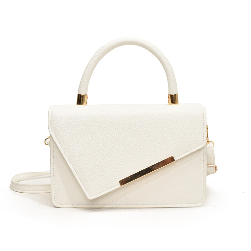Mochila de hombro de moda textura litchi minimalista estilo nuevo mochila de estilo 2024 otoño invierno ocio bolso cuadrado simple